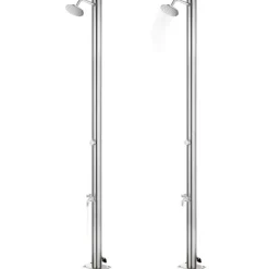 Discount havebruser 215 cm rustfrit stål Spa & Udendørsbad