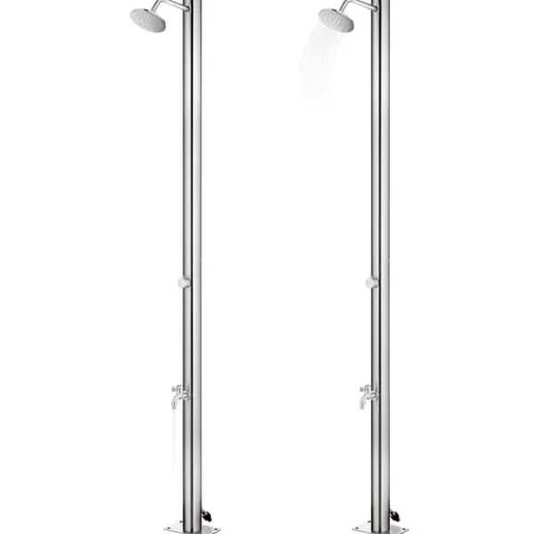 Discount havebruser 215 cm rustfrit stål Spa & Udendørsbad