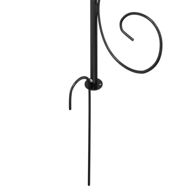 Best havebue Ø180x255 cm stål sort - Havebuer, espalierer & pergolaer Buer, Spalier, Lysthuse Uden Tag