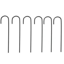 Best havebue Ø180x255 cm stål sort - Havebuer, espalierer & pergolaer Buer, Spalier, Lysthuse Uden Tag