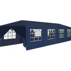 New havefesttelt 3 x 12 m blå - Festtelte & havepavilloner Telte & Lysthuse