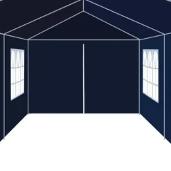 New havefesttelt 3 x 12 m blå - Festtelte & havepavilloner Telte & Lysthuse