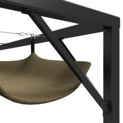 vidaXL Buer, Spalier, Lysthuse Uden Tag^havepavillon med tilbagetrækkeligt tag 3x3 m 180 g/m² gråbrun - Festtelte & havepavilloner