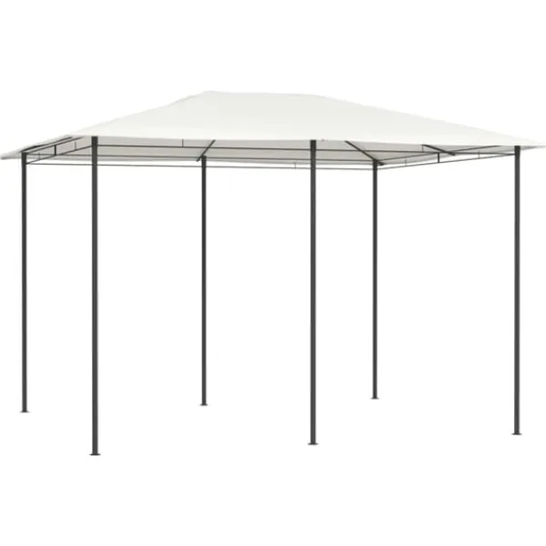 vidaXL Telte & Lysthuse^havepavillon 3x4x2,6 160 g/m² cremefarvet - Festtelte & havepavilloner