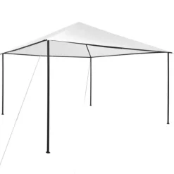 vidaXL Telte & Lysthuse^havepavillon 4x4x3 m 180 g/m² hvid - Festtelte & havepavilloner