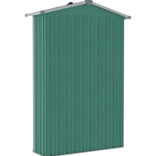 Online haveskur 116x45x175 cm galvaniseret stål grøn - Skure & Redskabsskure Skure, Garager & Carports