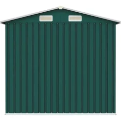 New haveskur 205x129x183 cm galvaniseret stål grøn - Skure & Redskabsskure Skure, Garager & Carports