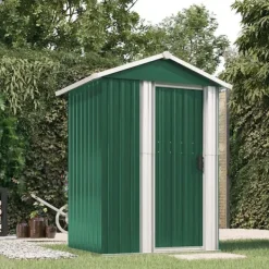 Best haveskur 126x97,5x177 cm galvaniseret stål grøn Skure, Garager & Carports