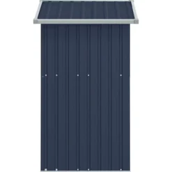Outlet haveskur 126x97,5x177 cm galvaniseret stål antracitgrå - Skure & Redskabsskure Skure, Garager & Carports