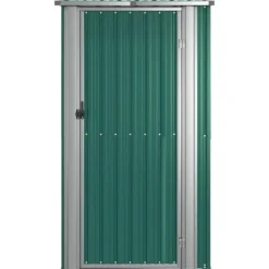 Best haveskur 118,5x97x209,5 galvaniseret stål grøn - Skure & Redskabsskure Skure, Garager & Carports