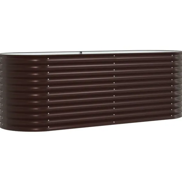 Sale Højbed Brun 240 x 80 x 81 cm Stål Plantningsbænke