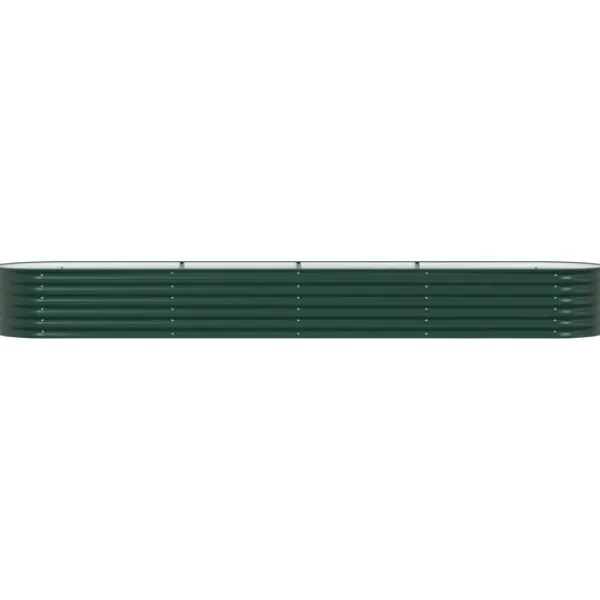 Discount Højbed Grøn 400 x 80 x 44 cm Stål Plantningsbænke