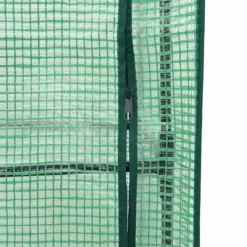 vidaXL Drivhus^højbed med drivhusovertræk 80x40x138 cm rattan-look