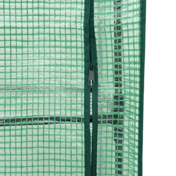 Outlet højbed med drivhusovertræk 40x40x139 cm rattan-look Drivhus