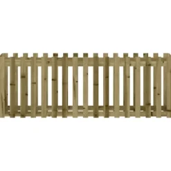 Online højbed med stakitdesign 200x50x70 cm imprægneret fyrretræ - Plantekrukker Krukker & Plantebeholdere