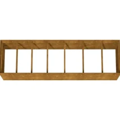 vidaXL Krukker & Plantebeholdere^højbed 280x80x80 cm cortenstål - Plantekrukker