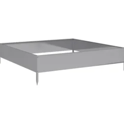 Clearance højbed 100x100x26 cm galvaniseret stål Plantningsbænke