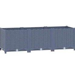 Outlet højbed 120x40x38 cm polypropylen - Plantekrukker Krukker & Plantebeholdere