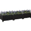 vidaXL Krukker & Plantebeholdere^højbed 120x40x23 cm polypropylen - Plantekrukker