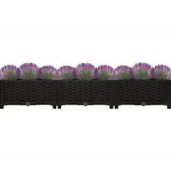 vidaXL Krukker & Plantebeholdere^højbed 120x40x23 cm polypropylen - Plantekrukker