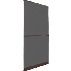 vidaXL Insektmiddel & Dyreafvisende Middel^hængslet insektnet til dør 100x215 cm brun - Husdøre