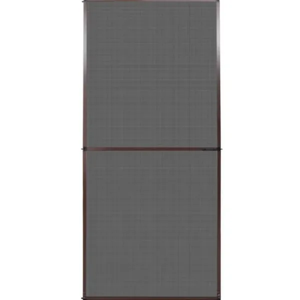 vidaXL Insektmiddel & Dyreafvisende Middel^hængslet insektnet til dør 100x215 cm brun - Husdøre