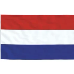 vidaXL Flag & Vindposer^Holland flag og flagstang 6,23 m aluminium