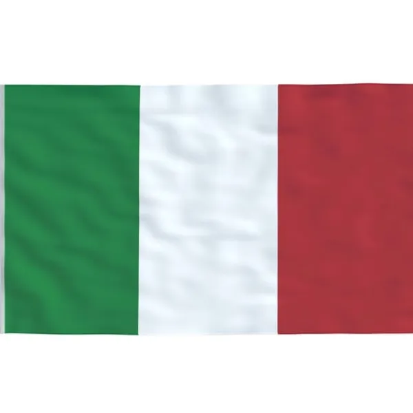 vidaXL Flag & Vindposer^Italien flag og flagstang 6,23 m aluminium