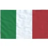 vidaXL Flag & Vindposer^italiensk flag 90x150 cm
