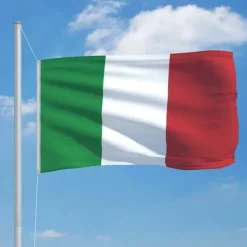 vidaXL Flag & Vindposer^italiensk flag 90x150 cm