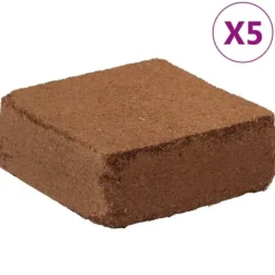 Hot kokosblokke 5 stk. 5 kg pr. stk. 25 kg i alt - Sand og jord Jord & Sand
