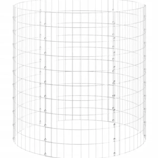 Best kompostbeholder Ø100x100 cm galvaniseret stål - Kompostbeholdere Kompostering