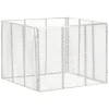 vidaXL Kompostering^kompostbeholder 100x100x77 cm galvaniseret jern - Kompostbeholdere