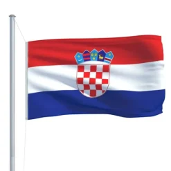 vidaXL Flag & Vindposer^Kroatiens flag 90x150 cm - Flag & vimpler