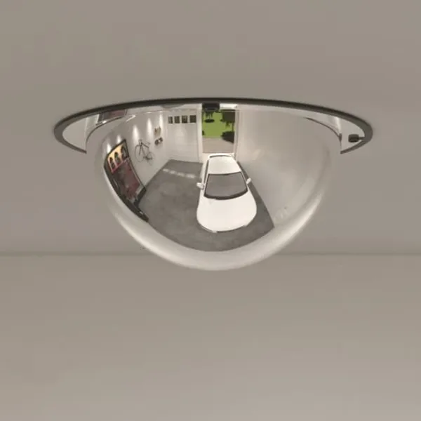 vidaXL Sikkerhedsspejle^kuppelformet trafikspejl Ø30 cm akryl - Vej- og trafikskilte