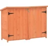 Hot opbevaringsskur til haven 120x50x91 cm træ - Skure & Redskabsskure Skure, Garager & Carports