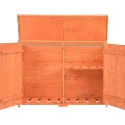Hot opbevaringsskur til haven 120x50x91 cm træ - Skure & Redskabsskure Skure, Garager & Carports