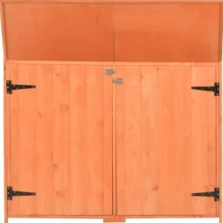 Hot opbevaringsskur til haven 120x50x91 cm træ - Skure & Redskabsskure Skure, Garager & Carports