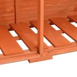 Hot opbevaringsskur til haven 120x50x91 cm træ - Skure & Redskabsskure Skure, Garager & Carports