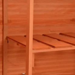 Hot opbevaringsskur til haven 120x50x91 cm træ - Skure & Redskabsskure Skure, Garager & Carports