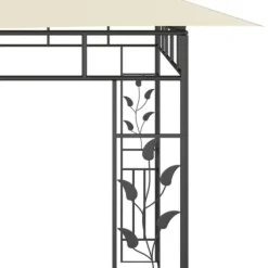 Discount pavillon med myggenet 6x3x2,73 cm cremefarvet - Festtelte & havepavilloner Telte & Lysthuse