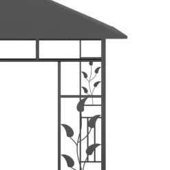 vidaXL Telte & Lysthuse^pavillon med myggenet 3x3x,2,73 m 180 g/m² antracitgrå - Festtelte & havepavilloner