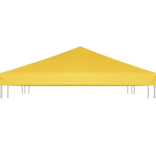 Online pavillontopdække 270 g/m² 4x3 m gul - Festtelte & havepavilloner – tage Telte & Lysthuse