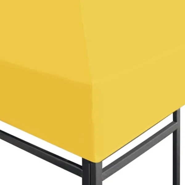 Online pavillontopdække 270 g/m² 4x3 m gul - Festtelte & havepavilloner – tage Telte & Lysthuse