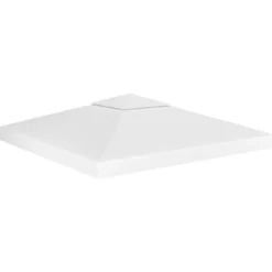vidaXL Telte & Lysthuse^pavillontopdække i 2 lag 3x3 m 310 g/m² hvid - Festtelte & havepavilloner – tage