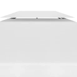 vidaXL Telte & Lysthuse^pavillontopdække i 2 lag 3x3 m 310 g/m² hvid - Festtelte & havepavilloner – tage