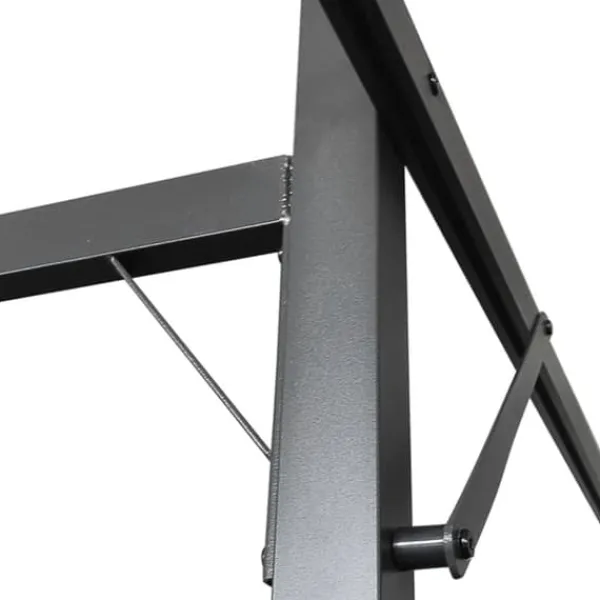 Clearance pergola med sammenrulleligt tag 589x292x230 cm antracitgrå - Festtelte & havepavilloner Buer, Spalier, Lysthuse Uden Tag
