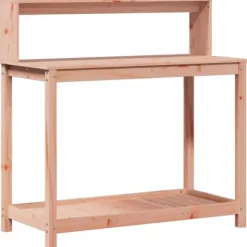 vidaXL Plantningsbænke^plantebord med hylder 108x50x109,5 cm massivt douglasgran - Planteborde