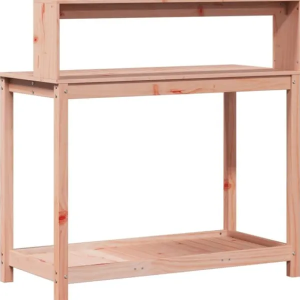 vidaXL Plantningsbænke^plantebord med hylder 108x50x109,5 cm massivt douglasgran - Planteborde