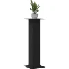 vidaXL Plantestativer^Planteholder 2 pcs Sort eg 30 x 30 x 95 cm Konstrueret træ